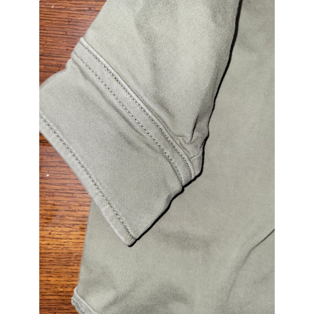 &SONS Sunday Shirt Army Green Men's XL Heritage Workwear Utility Snap Overshirt - Picture 8 of 16